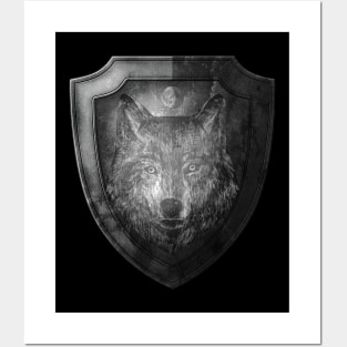 Wolf Shield Posters and Art